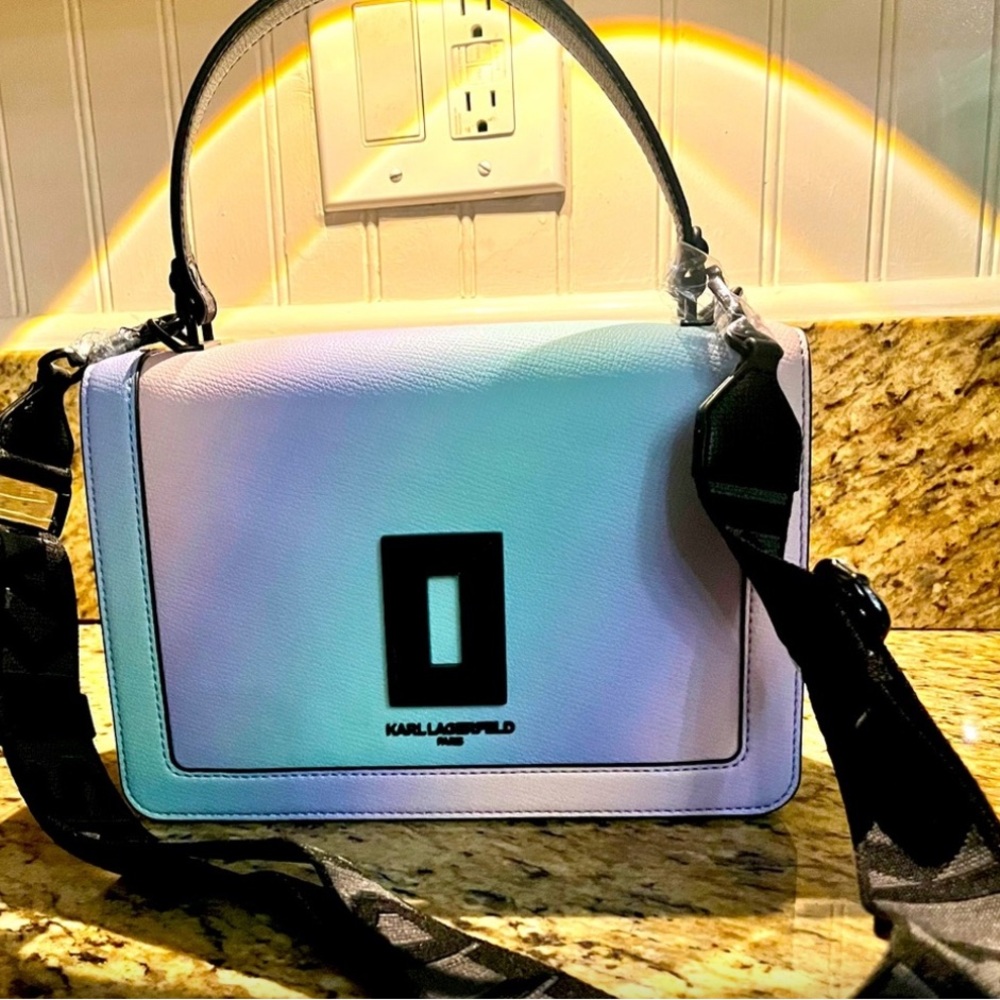 NWT Karl Lagerfeld Iridescent Crossbody Bag